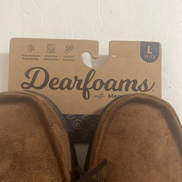 Dearfoam Men’s Fleece-lined Slippers - Picture 2 of 6